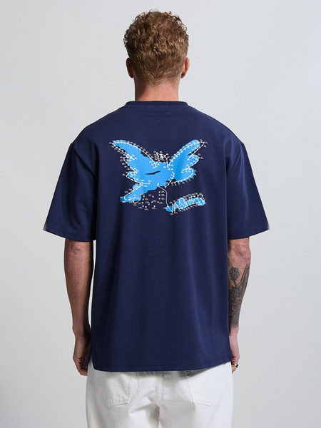Vanner Flying Bird Tee - Navy