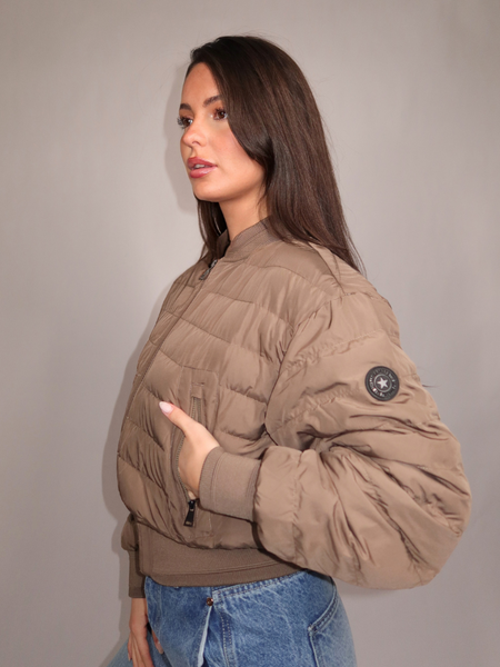 Airforce Airforce Women Wren Ripstop Bomber - Walnut