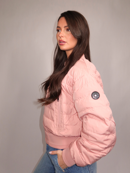 Airforce Airforce Women Wren Ripstop Bomber - Misty Rose