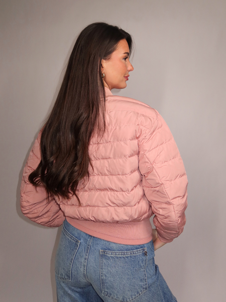 Airforce Airforce Women Wren Ripstop Bomber - Misty Rose