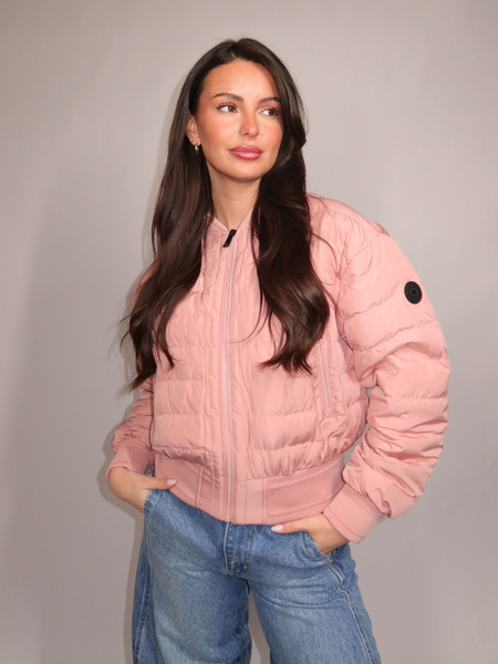 Airforce Women Wren Ripstop Bomber - Misty Rose