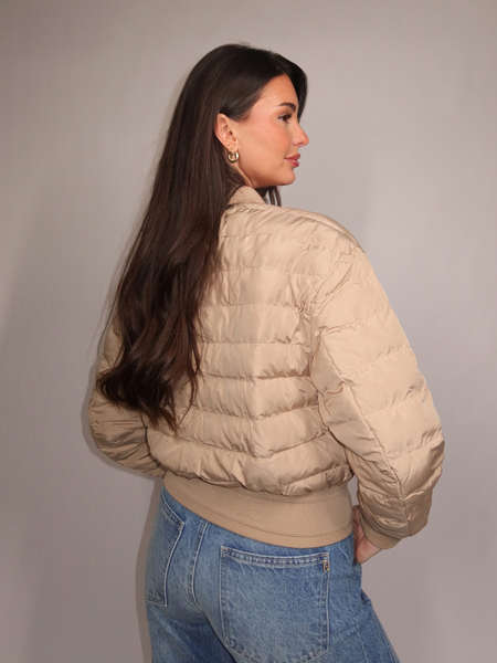 Airforce Airforce Women Wren Ripstop Bomber - Oxford Tan