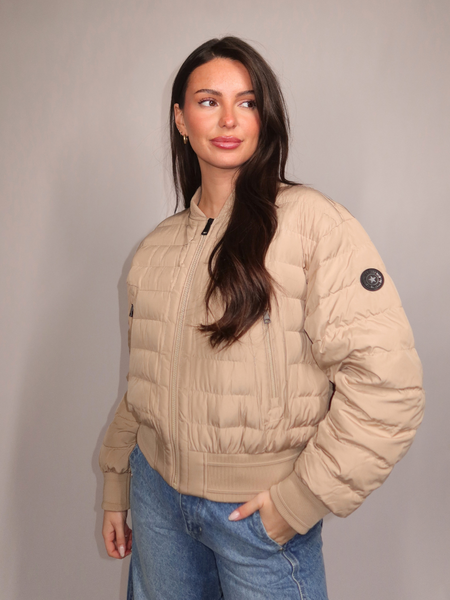 Airforce Women Wren Ripstop Bomber - Oxford Tan