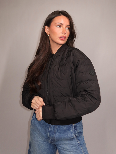 Airforce Women Wren Ripstop Bomber - True Black