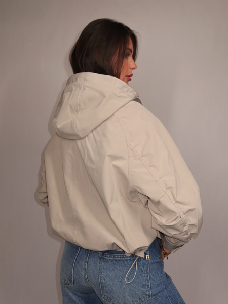 Airforce Airforce Women Oversizef Softshell Jacket - Oatmeal
