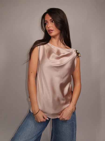 Rinascimento Baci - Canotta/Top - Tortora Beige Rinascimento Rinascimento Baci - Canotta/Top - Tortora Beige
