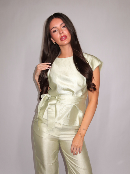 Nikkie Nikkie Porlamar Top - Aloe Vera
