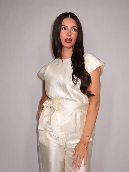 Nikkie Porlamar Top - Cream