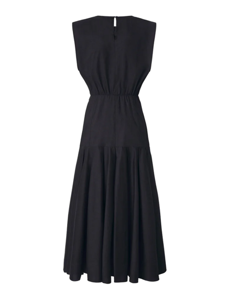 Pinko Pinko Suzzara Abito Popeline - Nero Limousine