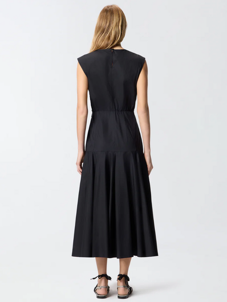 Pinko Pinko Suzzara Abito Popeline - Nero Limousine