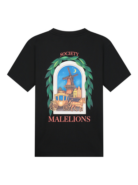 Malelions Dokkum T-Shirt - Black
