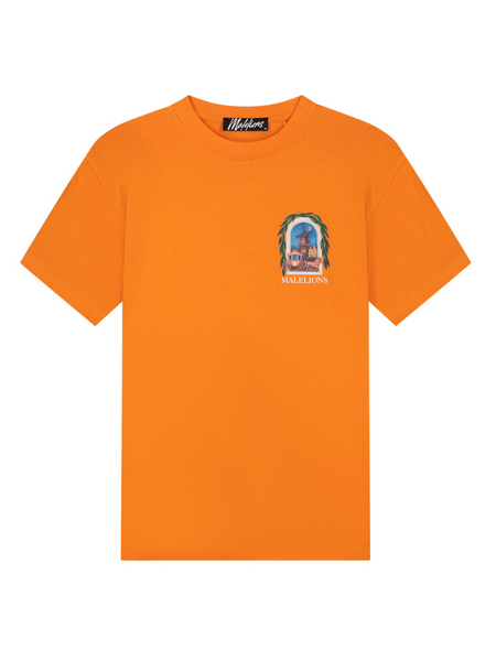 Malelions Malelions Dokkum T-Shirt - Orange
