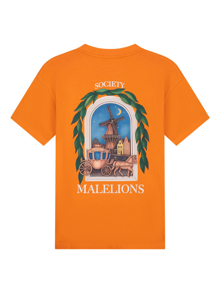 Malelions Malelions Dokkum T-Shirt - Orange