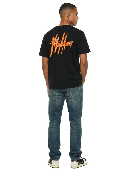 Malelions Signature Drip T-Shirt - Black