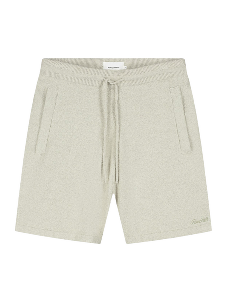 Pure Path Pure Path Towel Soft Bouclé Knitted Shorts - Sand