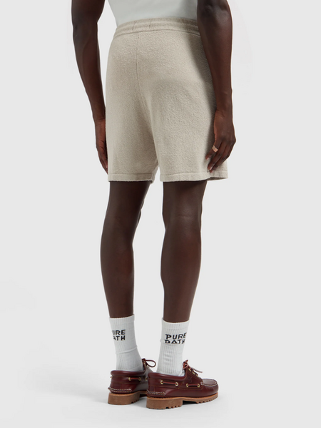 Pure Path Pure Path Towel Soft Bouclé Knitted Shorts - Sand