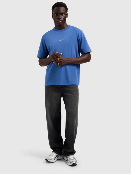 Pure Path Pure Path Dream Big Quote T-shirt - Faded Cobalt