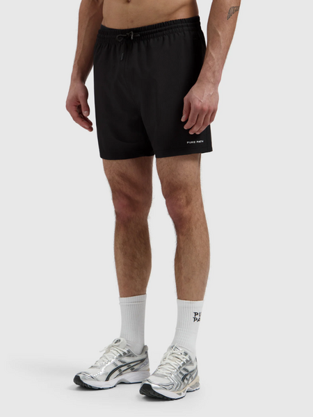 Pure Path Pure Path Wordmark Swimshorts - Black