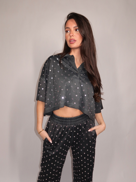 Pinko Pinko Bastelli Pantalone Rete Basket - Grey Pirate Black