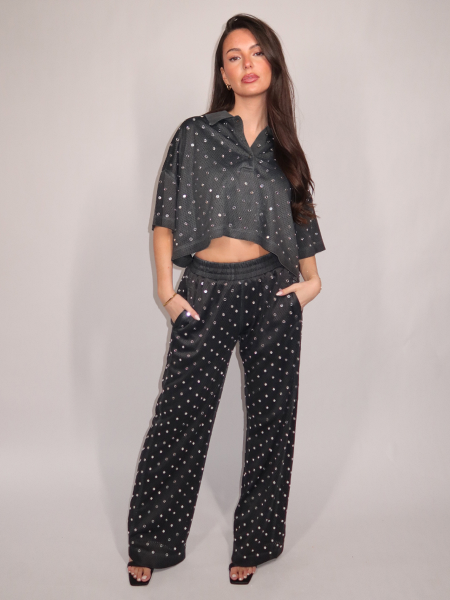 Pinko Pinko Erve Polo Rete Basket Combi-Set - Pirate Black