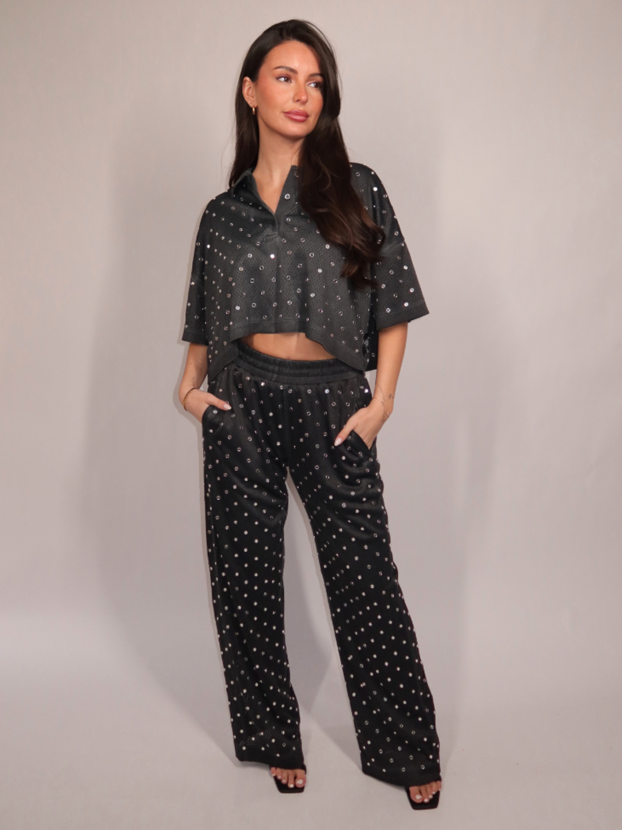 Pinko Pinko Erve Polo Rete Basket Combi-Set - Pirate Black