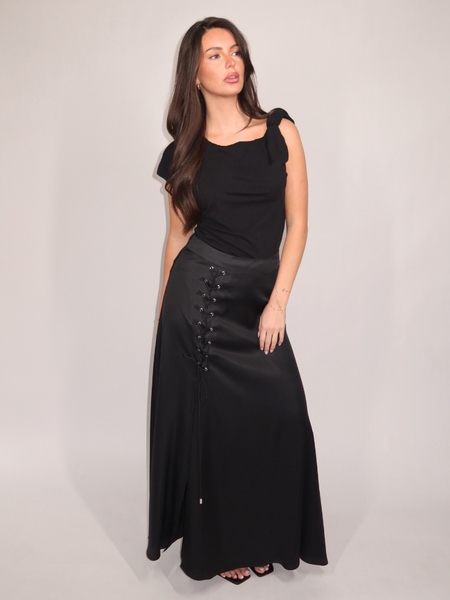 Pinko Pinko Marlena Maglia Jersey Cotone s - Nero Limousine