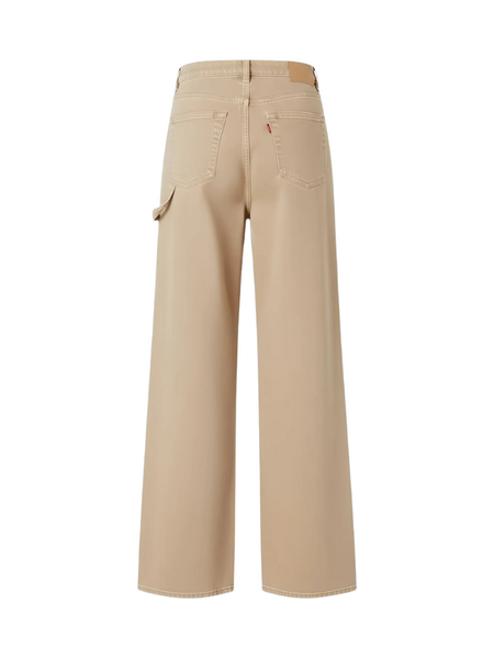 Pinko Pinko Lauryn Loose Bull Slegato Con Jeans - Beige/Kelp