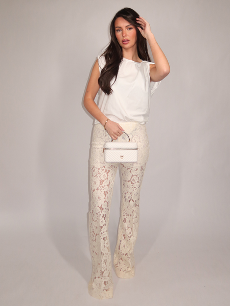 Pinko Pinko Melody Maglia Jersey Cotone St - White