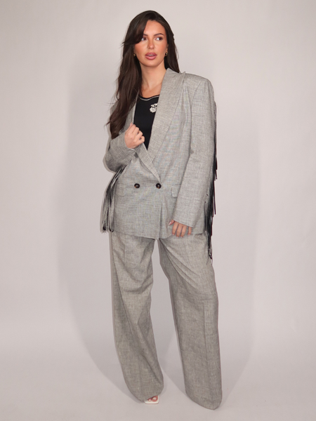 Pinko Brescello Pantalone Fiammato l - Black/White