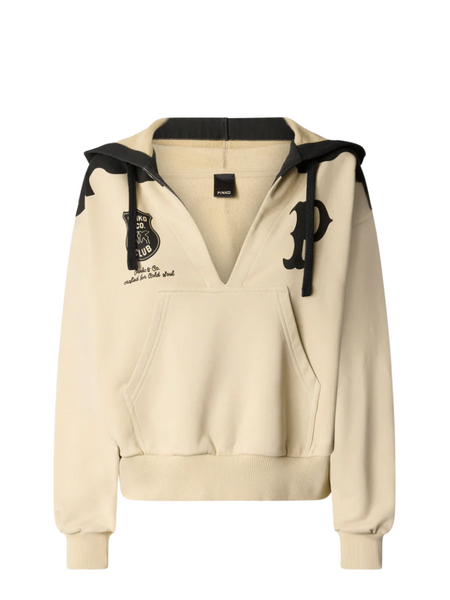 Pinko Acuto Maglia Felpa Vintage Rod - Sea Mist Pinko Pinko Acuto Maglia Felpa Vintage Rod - Sea Mist