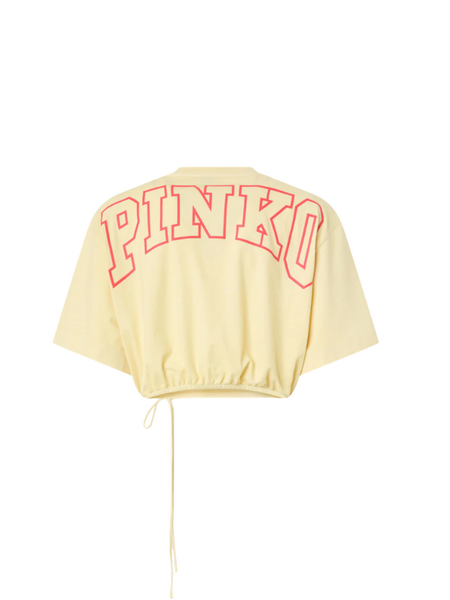 Pinko Pinko Caldes Maglia Jersey Ricamo - Sea Mist