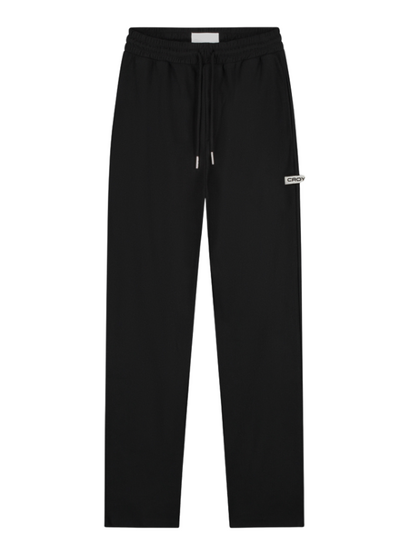 Croyez Croyez Plisse Straight Leg Pants - Black