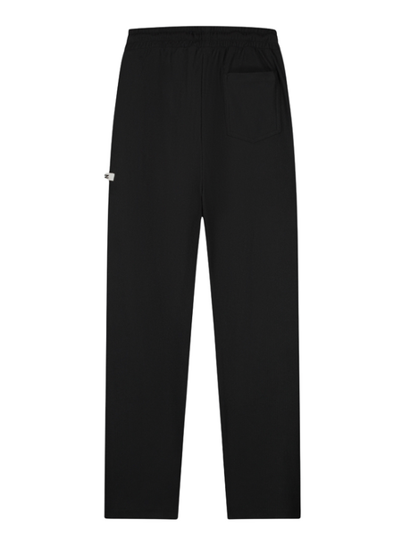 Croyez Croyez Plisse Straight Leg Pants - Black