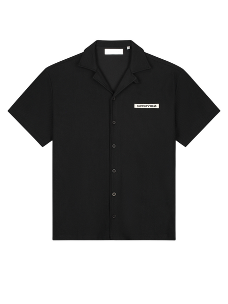 Croyez Plisse Shirt - Black Croyez Croyez Plisse Shirt - Black