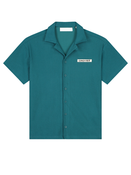 Croyez Croyez Plisse Shirt - Dark Teal