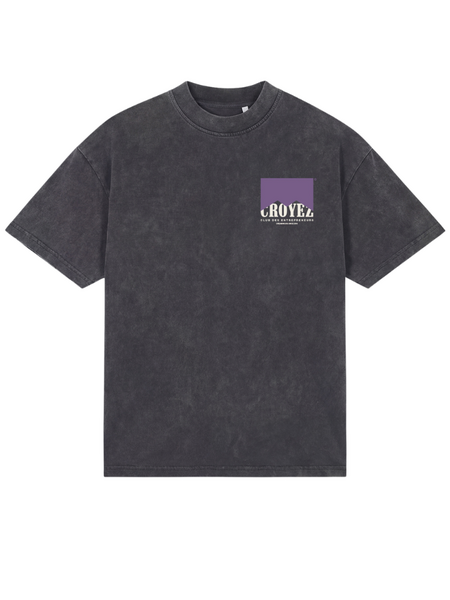 Croyez Croyez Entrepreneur T-Shirt - Acid Wash