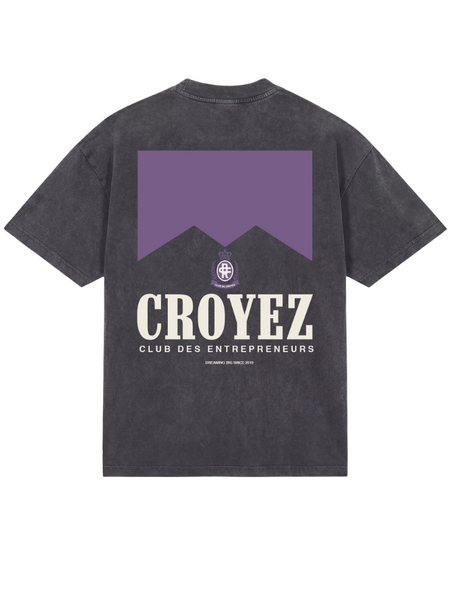 Croyez Croyez Entrepreneur T-Shirt - Acid Wash