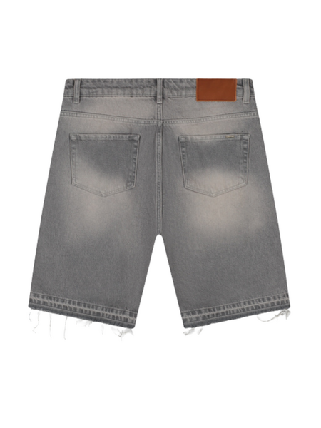 Croyez Croyez CD2 Stepped Hem Shorts - Light Grey