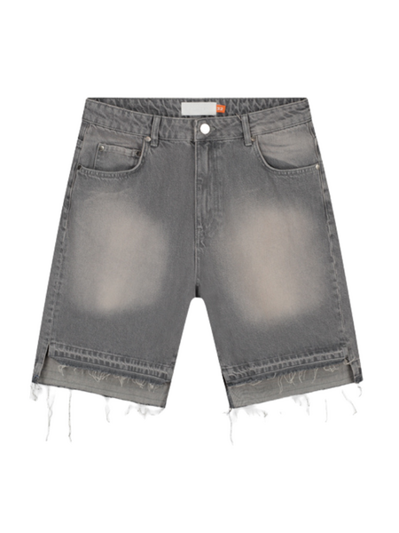 Croyez Croyez CD2 Stepped Hem Shorts - Light Grey