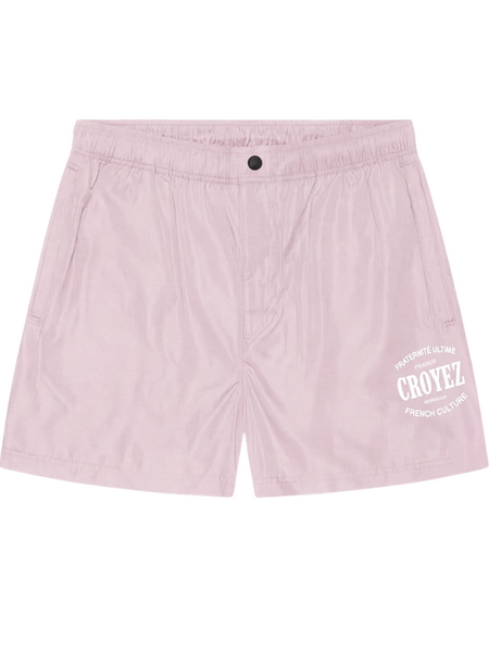 Croyez Stamp Swim Shorts - Pink Croyez Croyez Stamp Swim Shorts - Pink