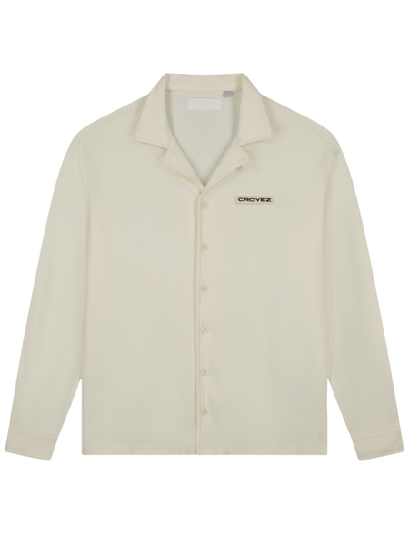 Croyez Croyez Plisse Longsleeve Shirt - Off-White
