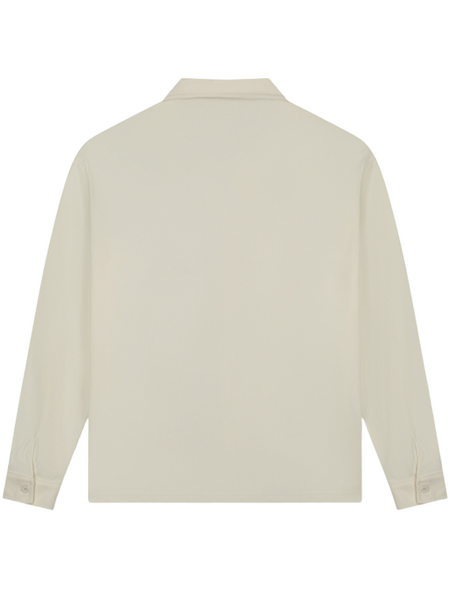 Croyez Croyez Plisse Longsleeve Shirt - Off-White