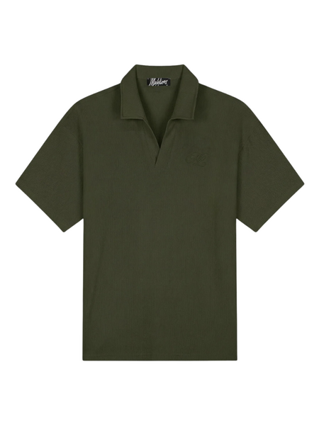 Malelions Malelions Emblem Seersucker Button up - Vintage Green