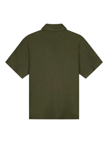 Malelions Malelions Emblem Seersucker Button up - Vintage Green