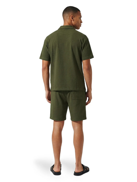 Malelions Malelions Emblem Seersucker Button up - Vintage Green