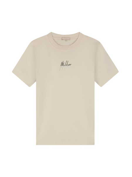 Malelions Malelions Women Kiki T-Shirt - Sand/Dark Sand