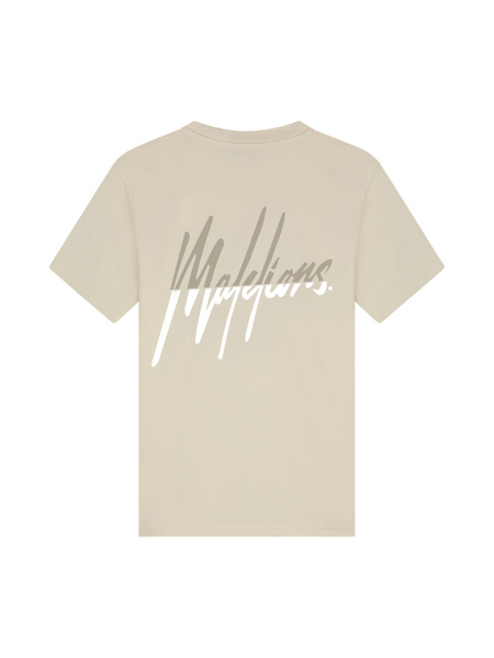Malelions Women Kiki T-Shirt - Sand/Dark Sand