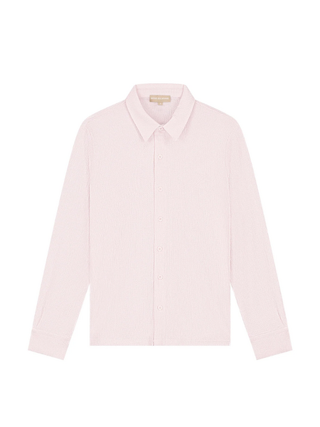 Malelions Malelions Women Seersucker Button-Up - Soft Pink