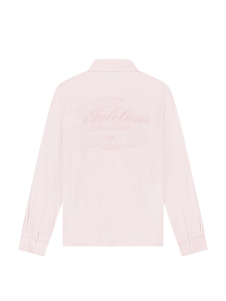 Malelions Malelions Women Seersucker Button-Up - Soft Pink