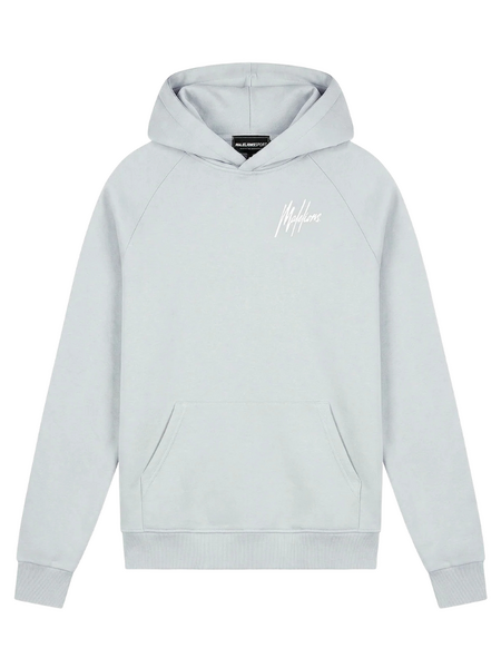 Malelions Malelions Sport Logo Raglan Hoodie - Ocean Grey